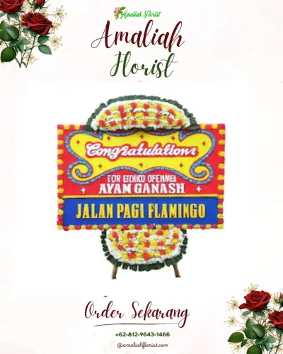 Bunga Papan Congratulation di Pelabuhan Ratu